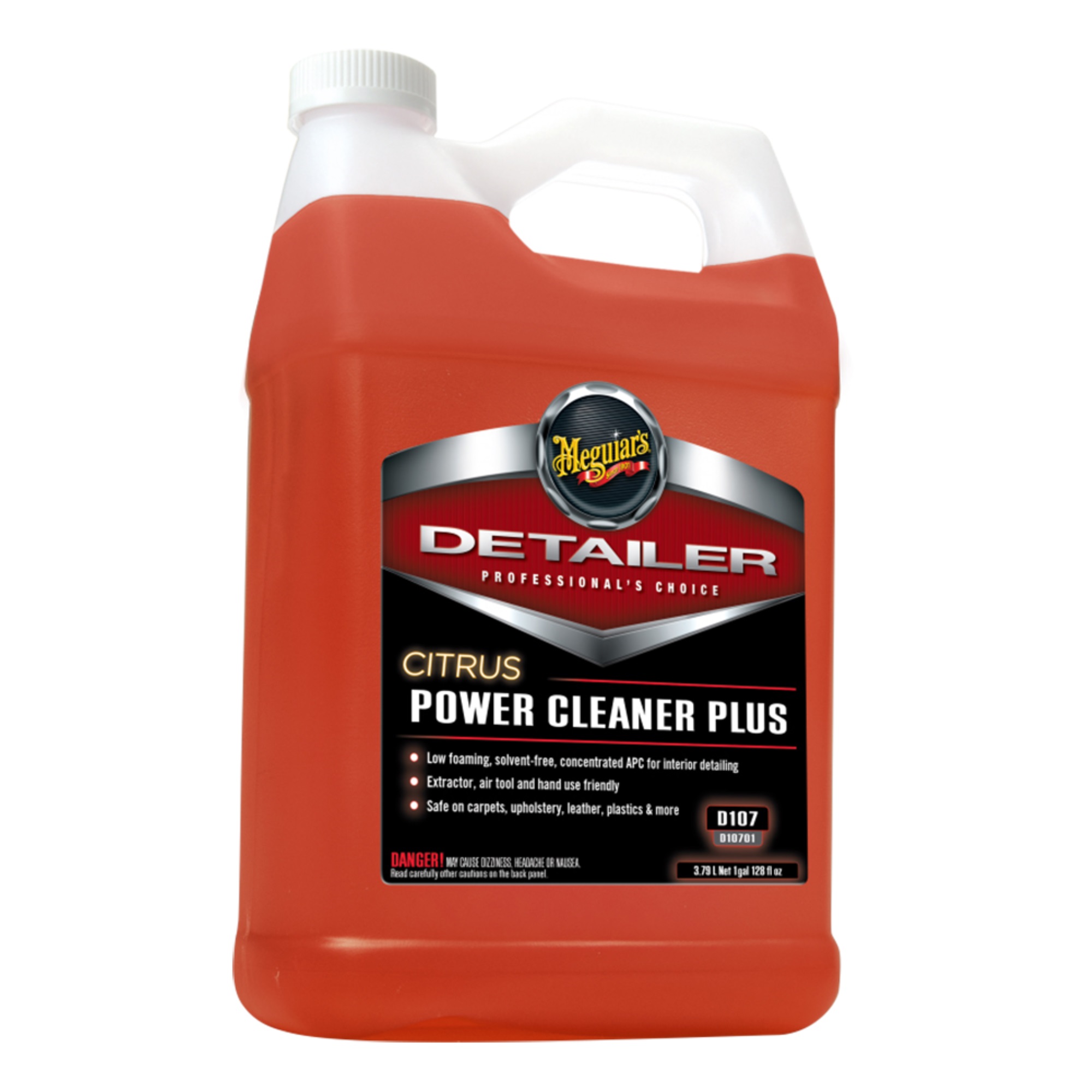 Meguiar's Citrus Power Cleaner Plus – All Purpose Cleaner for Car Interior  and More – D10701, 1 gal